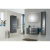 LED-Spiegelschrank 'Juno' grau 90 x 72,2 x 17 cm