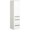 Midischrank 'Juno' weiß glänzend 30 x 121 x 33 cm