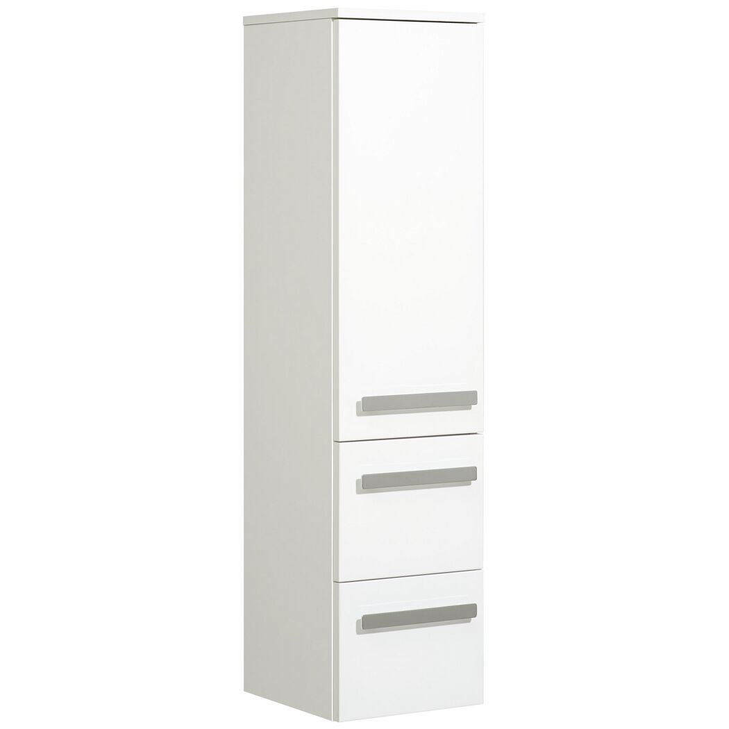 Midischrank 'Juno' weiß glänzend 30 x 121 x 33 cm