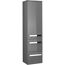 Midischrank 'Juno' grau foliert 30 x 121 x 33 cm