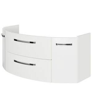 Waschbeckenunterschrank 'Bahamas' weiß foliert 120 x 49,2 x 46 cm