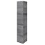 Hochschrank 'Bahamas' dunkelgrau foliert 30 x 168 x 33 cm