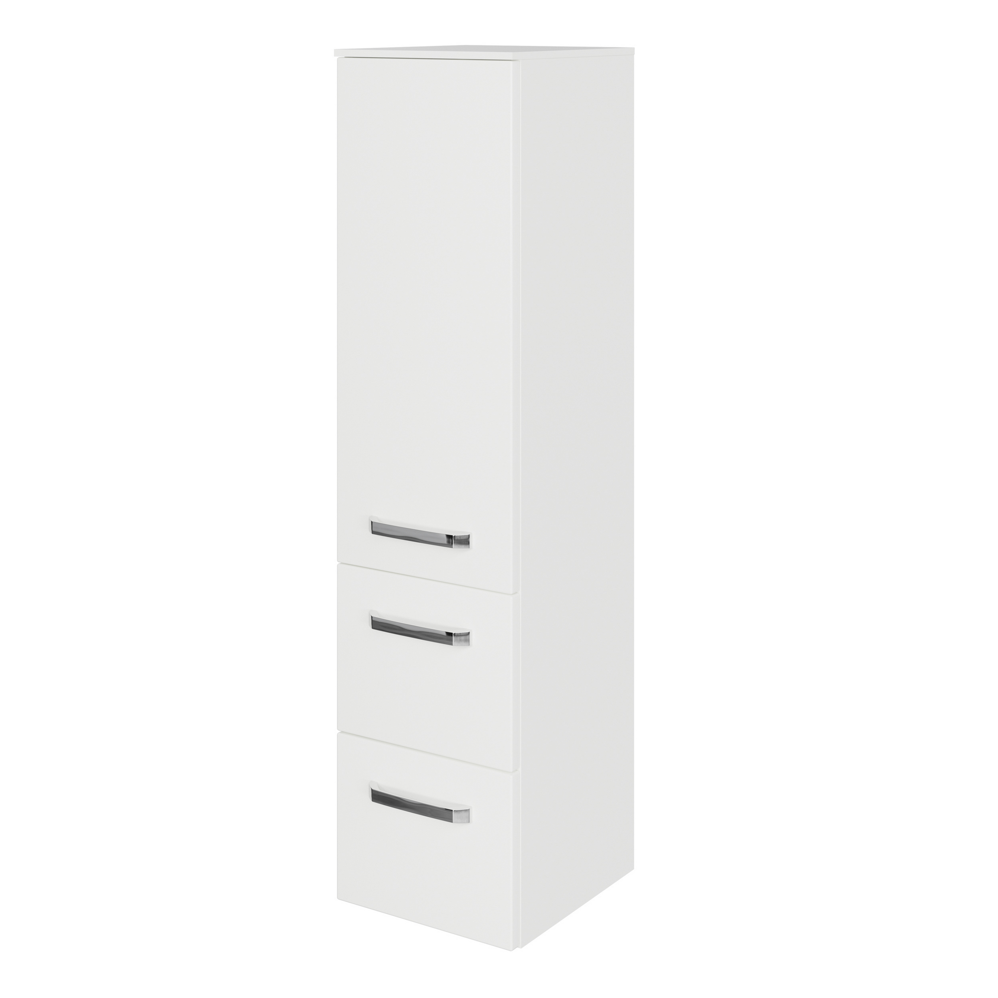 Midischrank 'Bahamas' weiß foliert 30 x 121 x 33 cm