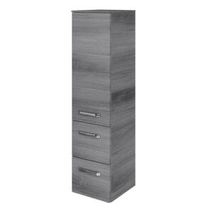 Midischrank 'Bahamas' dunkelgrau foliert 30 x 121 x 33 cm