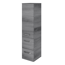Midischrank 'Bahamas' dunkelgrau foliert 30 x 121 x 33 cm