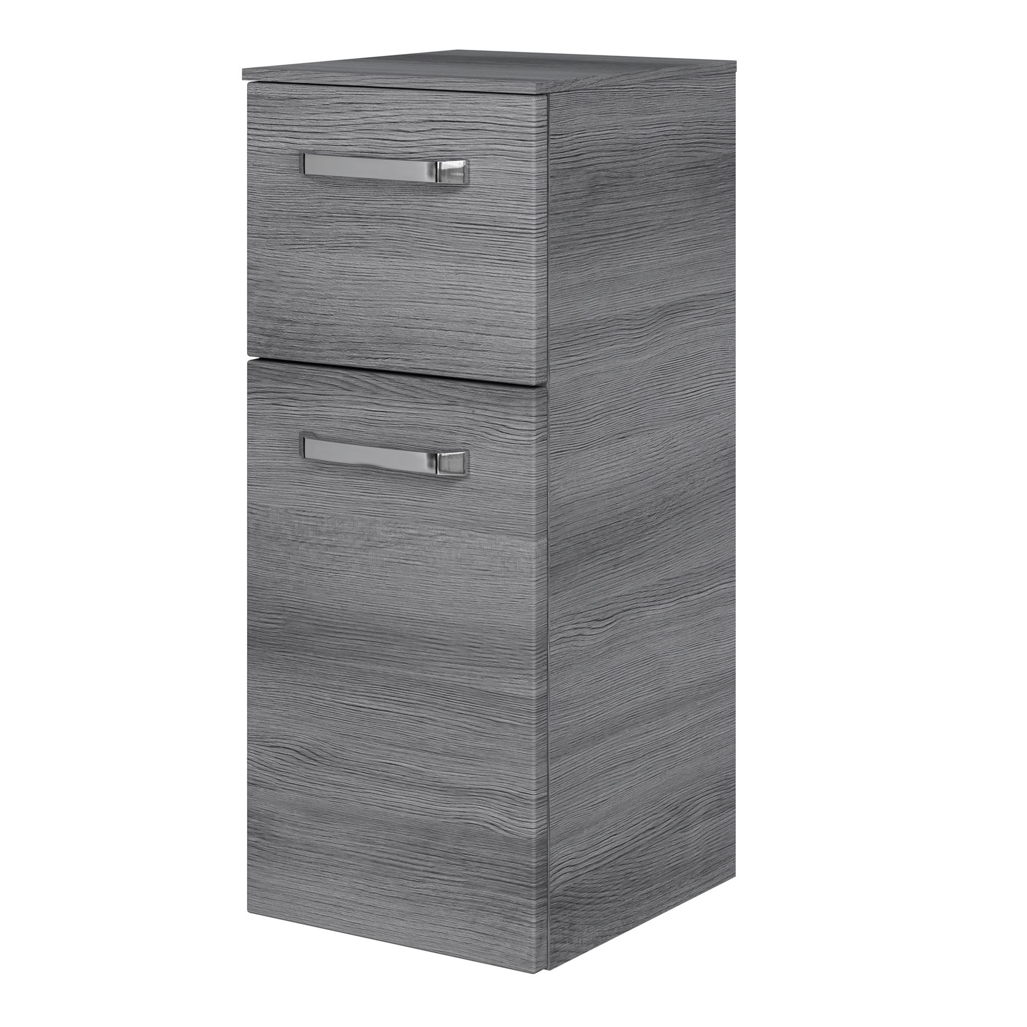 Unterschrank 'Bahamas' dunkelgrau foliert 30 x 73 x 33 cm