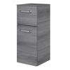Unterschrank 'Bahamas' dunkelgrau foliert 30 x 73 x 33 cm