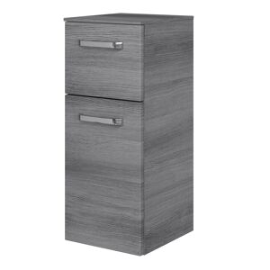 Unterschrank 'Bahamas' dunkelgrau foliert 30 x 73 x 33 cm