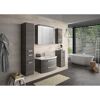 Unterschrank 'Bahamas' dunkelgrau foliert 30 x 73 x 33 cm