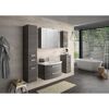 Unterschrank 'Bahamas' dunkelgrau foliert 30 x 73 x 33 cm