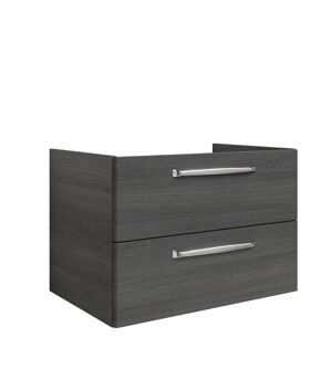 Waschbeckenunterschrank 'Primo' dunkelgrau foliert 75 x 51 x 49 cm