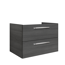 Waschbeckenunterschrank 'Primo' dunkelgrau foliert 75 x 51 x 49 cm