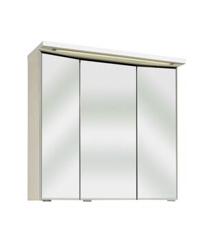 LED-Spiegelschrank 'Primo' weiß 75 x 72 x 20 cm