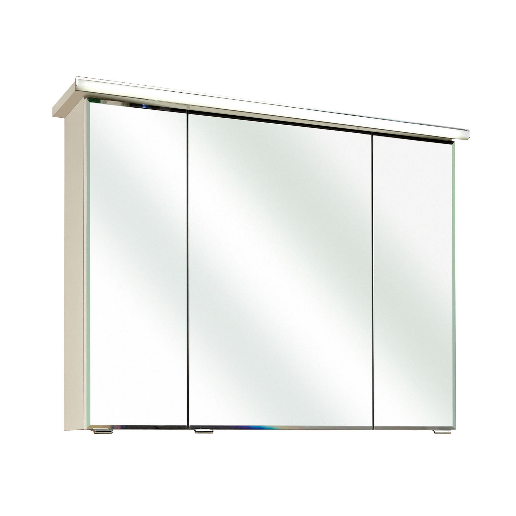 Spiegelschrank 'Primo' weiß 90 x 72 cm mit LED-Profil + product picture