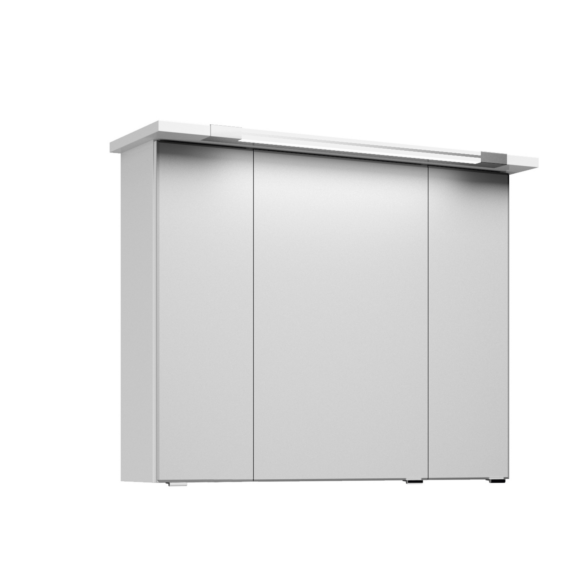 Spiegelschrank 'Primo' weiß 90 x 72 cm mit Kranzbodenbeleuchtung + product picture