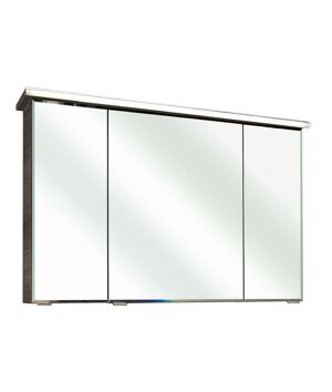 LED-Spiegelschrank 'Primo' dunkelgrau 105 x 72 x 20 cm
