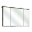 LED-Spiegelschrank 'Primo' dunkelgrau 105 x 72 x 20 cm