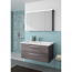 LED-Spiegelschrank 'Primo' dunkelgrau 105 x 72 x 20 cm