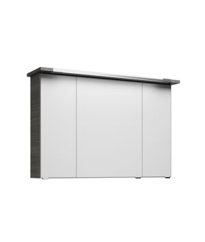 LED-Spiegelschrank 'Primo' dunkelgrau 105 x 72 x 20 cm