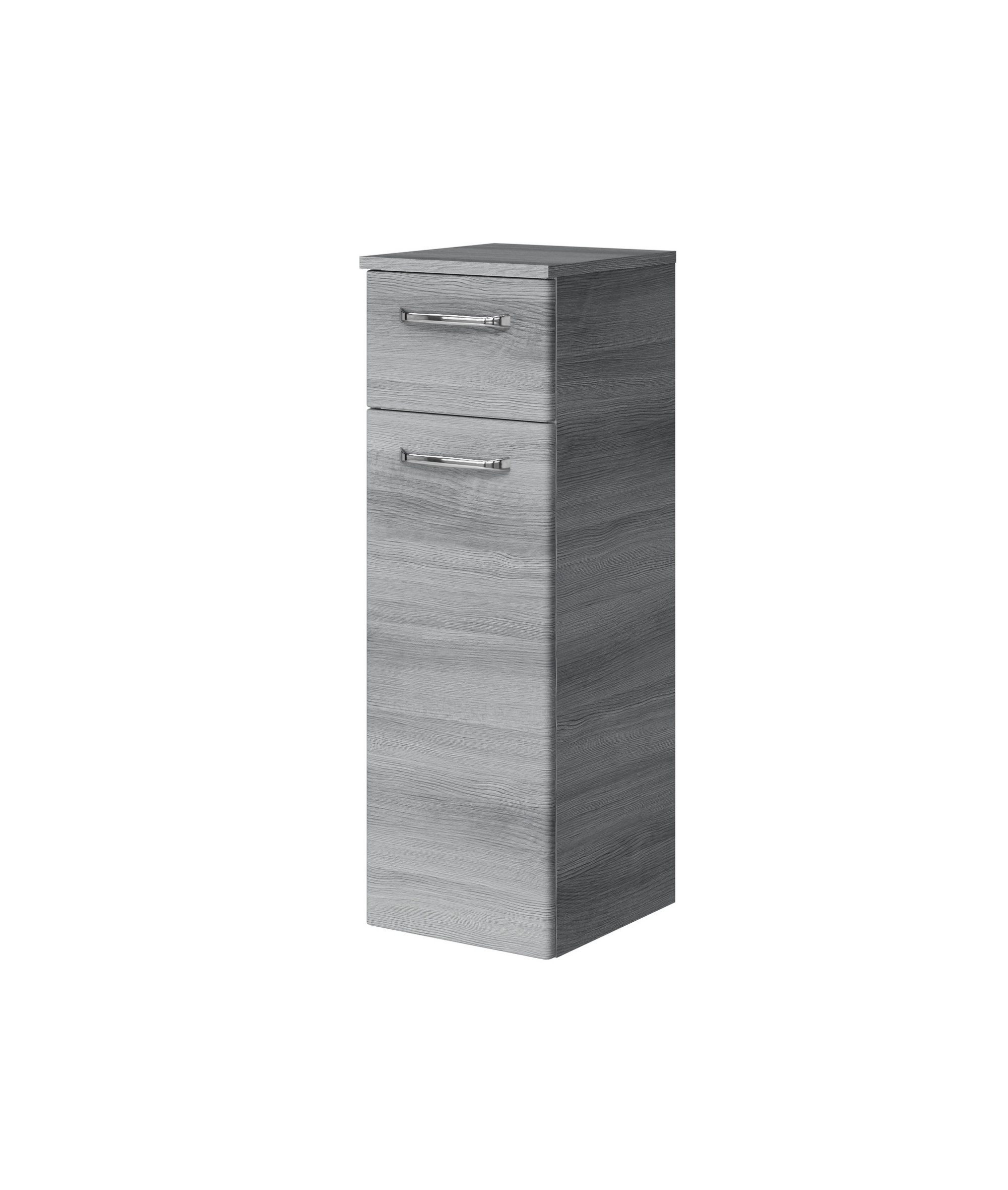 Unterschrank 'Primo' dunkelgrau foliert 30 x 90,5 x 33 cm
