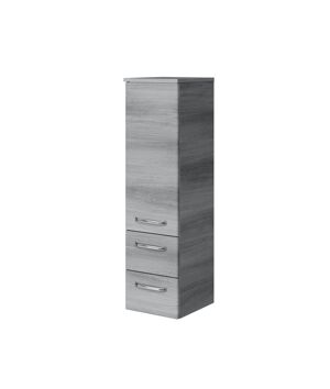 Midischrank 'Primo' dunkelgrau foliert 30 x 109 x 33 cm