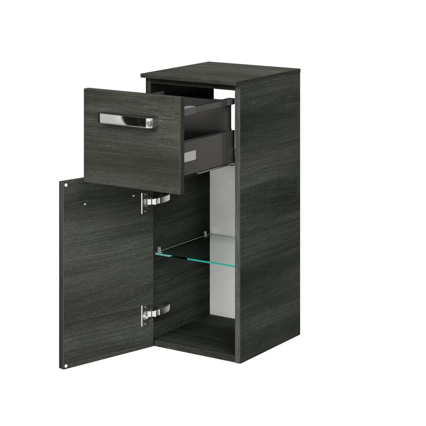 Highboard 'Indra' graphitfarben 30 x 73 x 33 cm