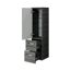 Midischrank 'Indra' graphitfarben 30 x 121 x 33 cm