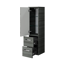 Midischrank 'Indra' graphitfarben 30 x 121 x 33 cm