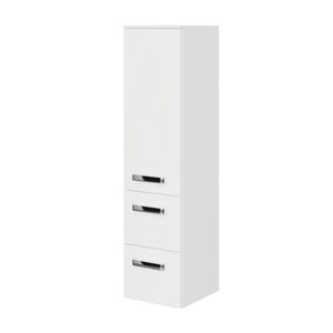 Midischrank 'Indra' weiß Hochglanz 30 x 121 x 33 cm