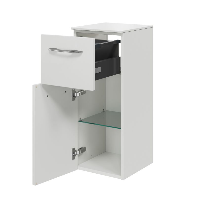 Unterschrank 'Taiga' weiß 30 x 73 x 33 cm