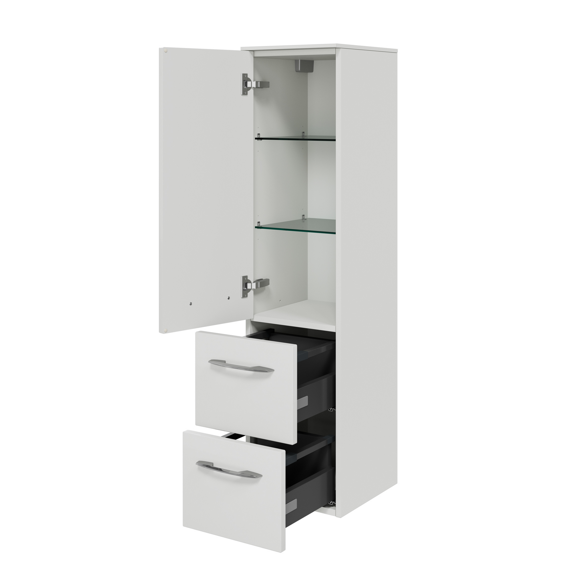 Midischrank 'Taiga' weiß 30 x 121 x 33 cm
