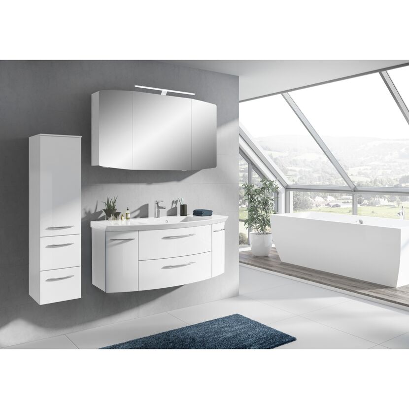 Midischrank 'Taiga' weiß 30 x 121 x 33 cm