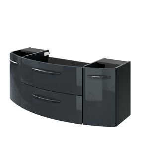 Waschbeckenunterschrank 'Taiga' anthrazit 119 x 48 x 46,2 cm