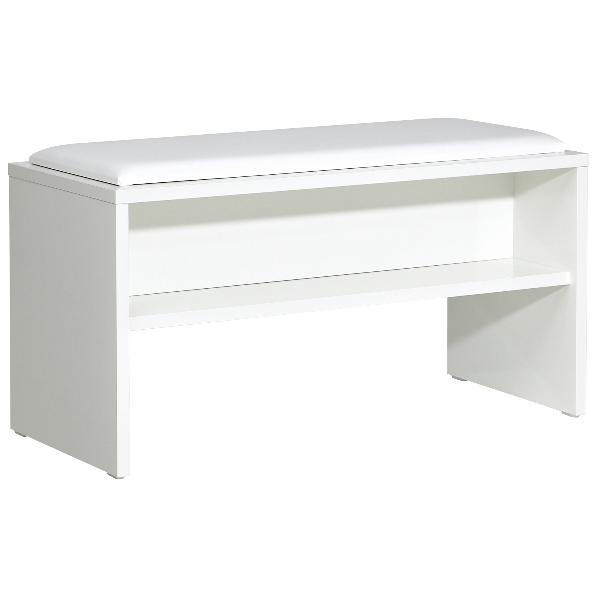 Pelipal Sitzbank 90 cm weiß mit Ablage