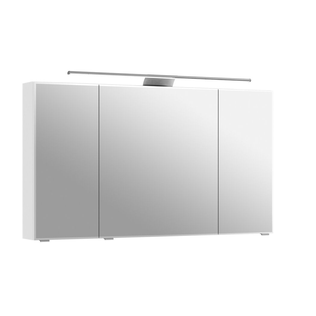 LED-Spiegelschrank 'Lucia' weiß 120 x 70 x 17 cm