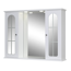 LED-Spiegelschrank 'Leonie' weiß 82 x 63 x 17 cm