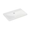Waschbecken eckig 'Stanford SF70' weiß 70 x 16,5 x 45 cm