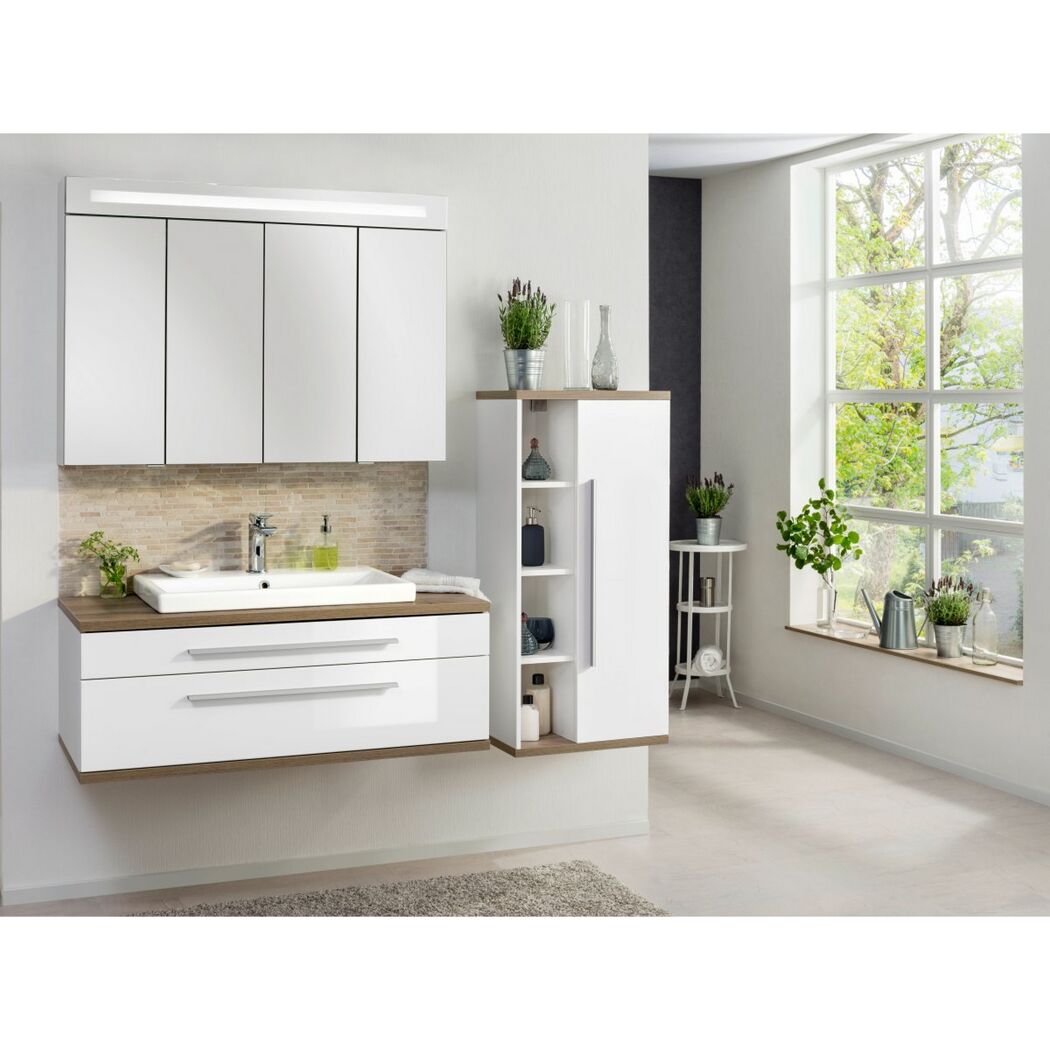 Waschbecken eckig 'Stanford SF70' weiß 70 x 16,5 x 45 cm