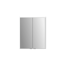 LED-Spiegelschrank 'KHX' weiß Hochglanz 60,4 x 74 x 14,2 cm