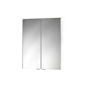 LED-Spiegelschrank 'KHX' weiß matt 60,4 x 74 x 14,2 cm
