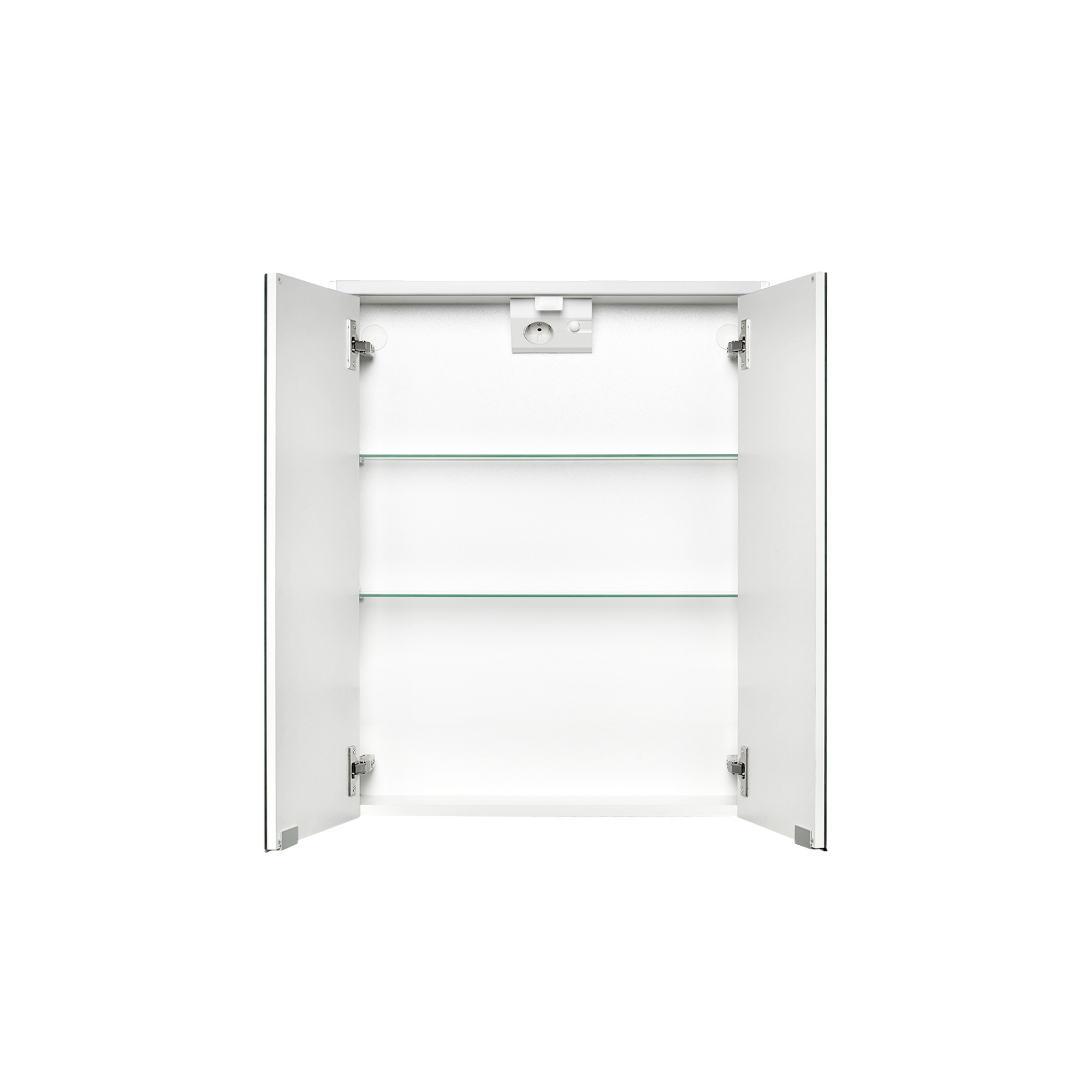 LED-Spiegelschrank 'KHX' weiß 60,4 x 74 x 14,2 cm + product picture