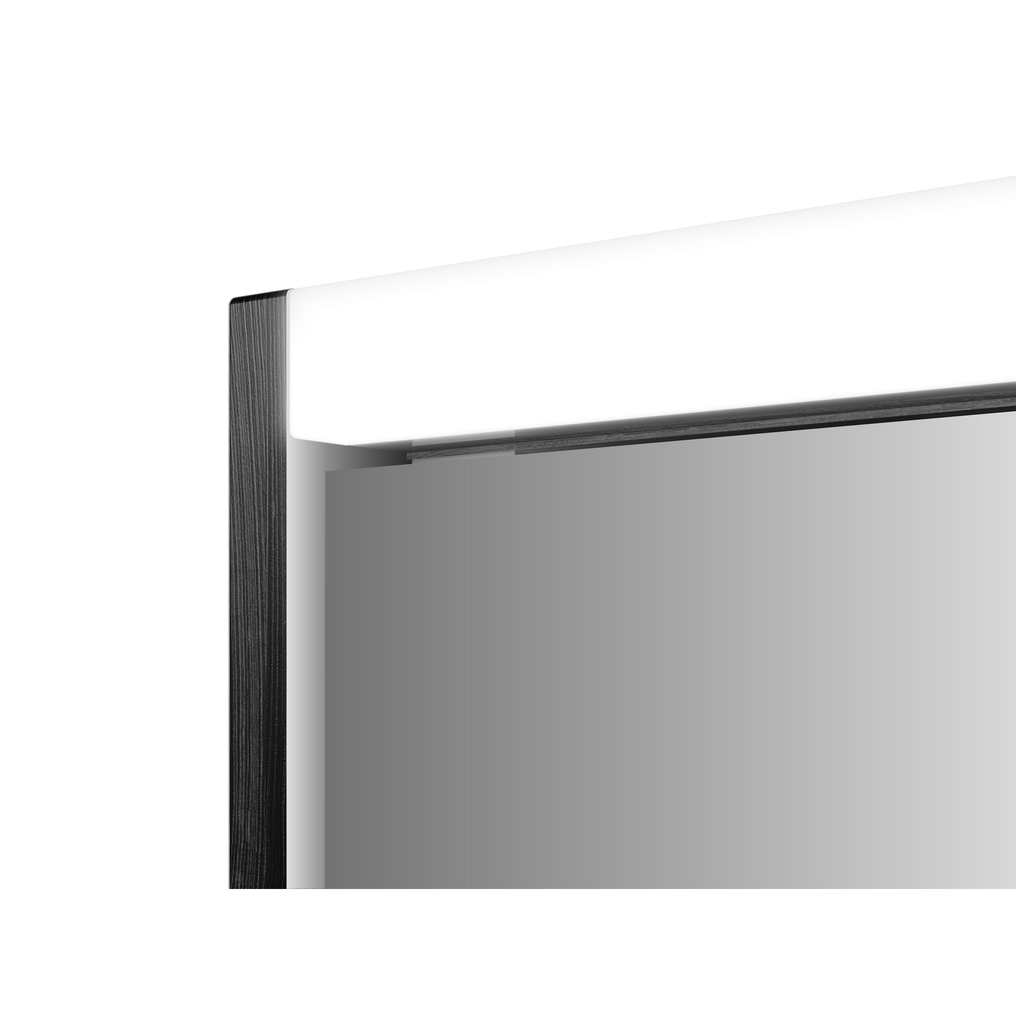 LED-Spiegelschrank 'KHX' schwarz 60,4 x 74 x 14,2 cm + product picture