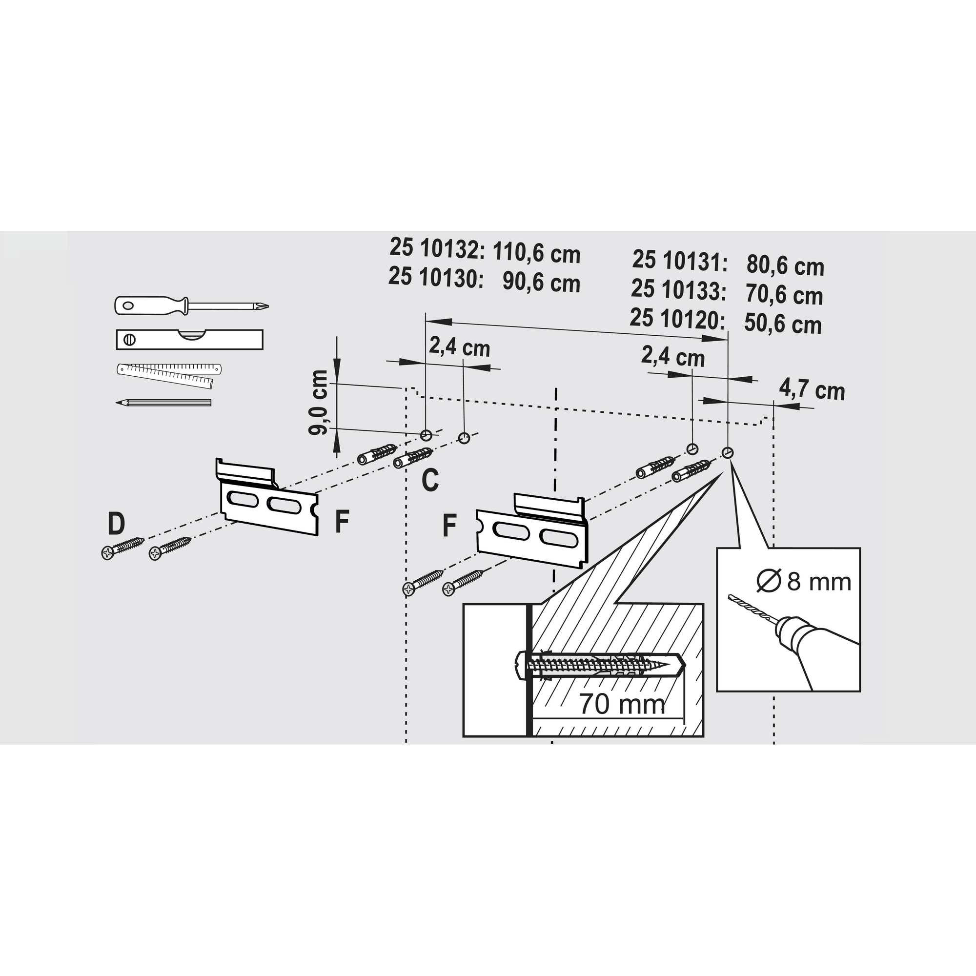 LED-Spiegelschrank 'KHX' anthrazit Hochglanz 60,4 x 74 x 14,2 cm + product picture