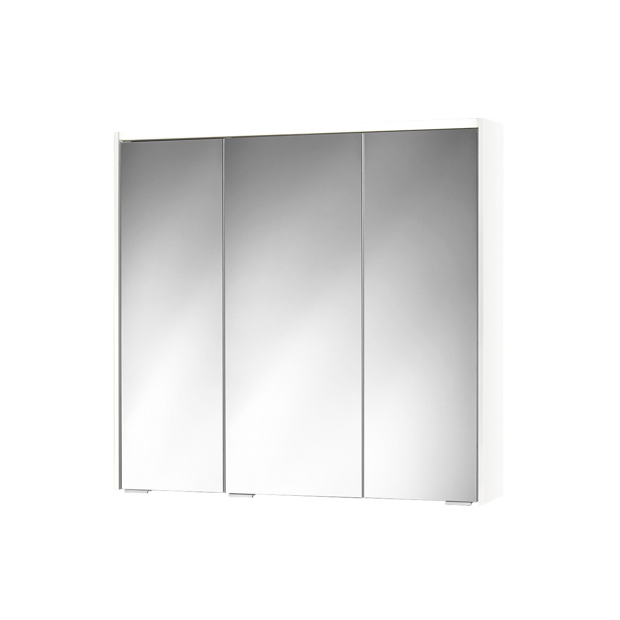LED-Spiegelschrank 'KHX' weiß 80,4 x 74 x 14,2 cm