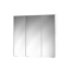LED-Spiegelschrank 'KHX' weiß matt 80,4 x 74 x 14,2 cm