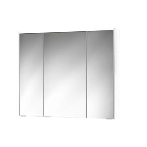 LED-Spiegelschrank 'KHX' weiß matt 90,4 x 74 x 14,2 cm