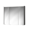LED-Spiegelschrank 'KHX' anthrazit Hochglanz 90,4 x 74 x 14,2 cm