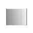 LED-Spiegelschrank 'KHX' anthrazit Hochglanz 90,4 x 74 x 14,2 cm