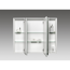 LED-Spiegelschrank 'KHX' anthrazit Hochglanz 90,4 x 74 x 14,2 cm