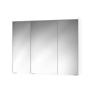 LED-Spiegelschrank 'KHX' weiß Hochglanz 100,4 x 74 x 14,2 cm